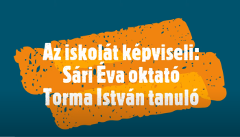 Sári Éva tanárnő és Torma István - Brüsszel