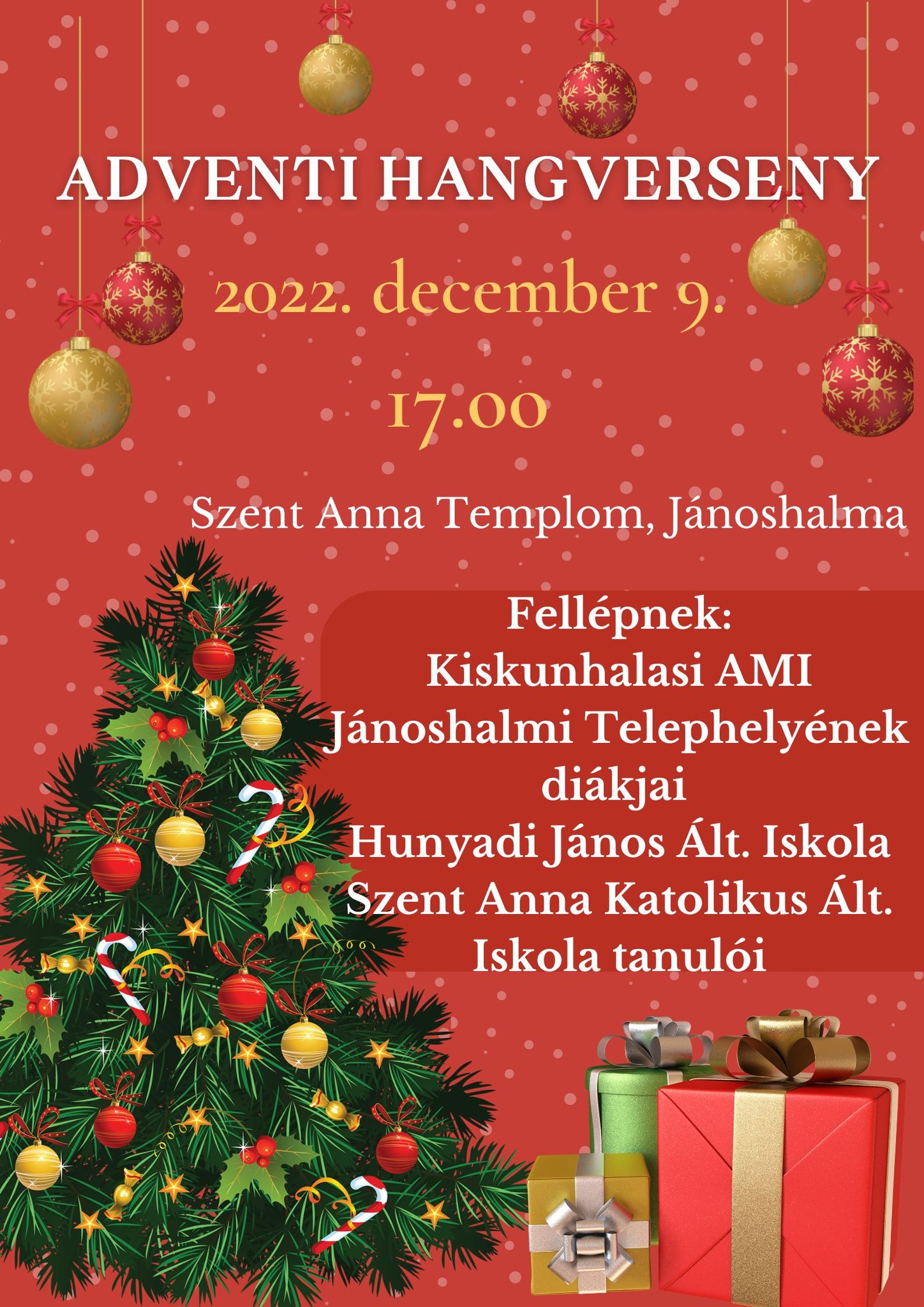 Adventi hangverseny dec. 09.