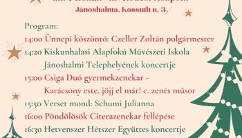 Városi karácsony - december 10 szombat