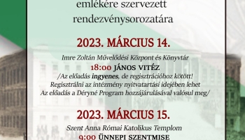  Nemzeti Ünnepünk alkalmából rendezett városi ünnepségsorozat