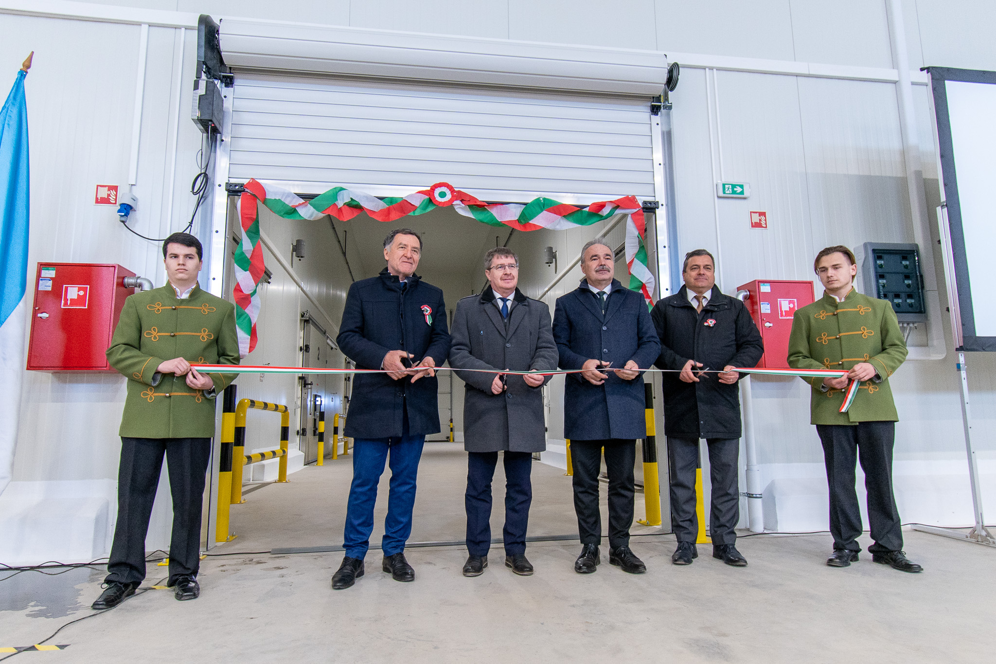 Március 14-én megtörtént az 1350m2 Hűtőház átadása