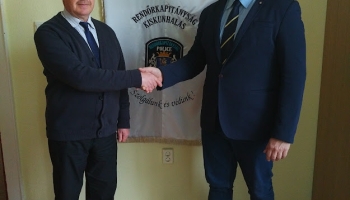 Dr. Bátori Gábor alezredes úr, Kiskunhalas rendőrkapitánya helyzetértékelést tartott