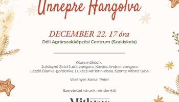 A Mithras Pedagógus Kórus Adventi hangversenye - meghívó