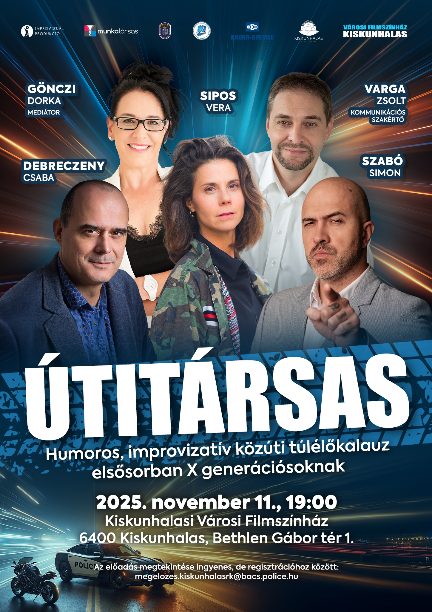 Útitársas előadás
